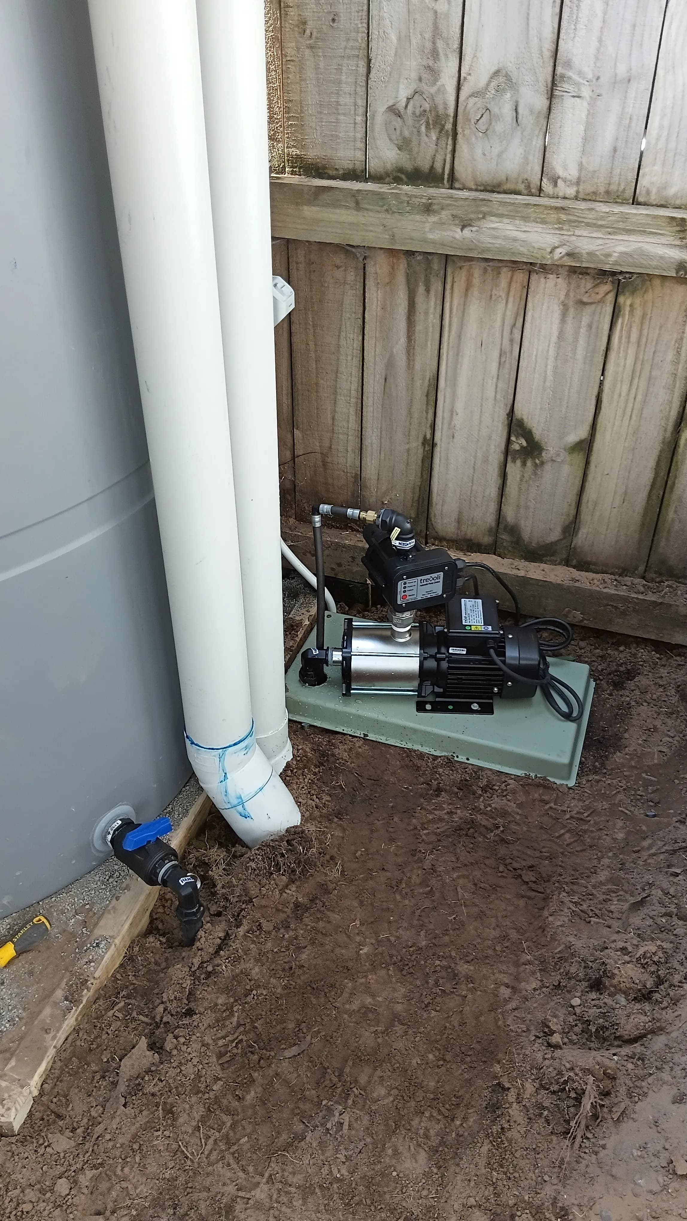 Backyard Tank & Pump Integration